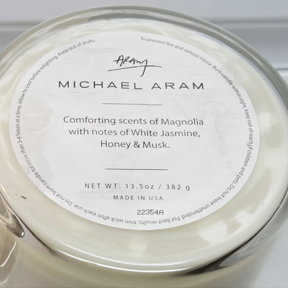 Michael Aram Magnolia Floral Designer Candle